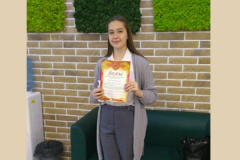 Поздравляем призера областного конкурса  Юных исследователей окружающей среды   (ЮИОС)