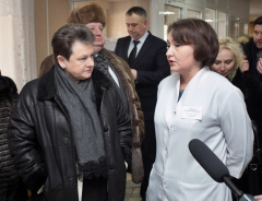 Губернатор Владимирской  области  посетила городскую  поликлинику